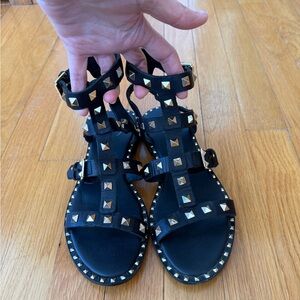 Ash Pacific Studded Leather Sandals